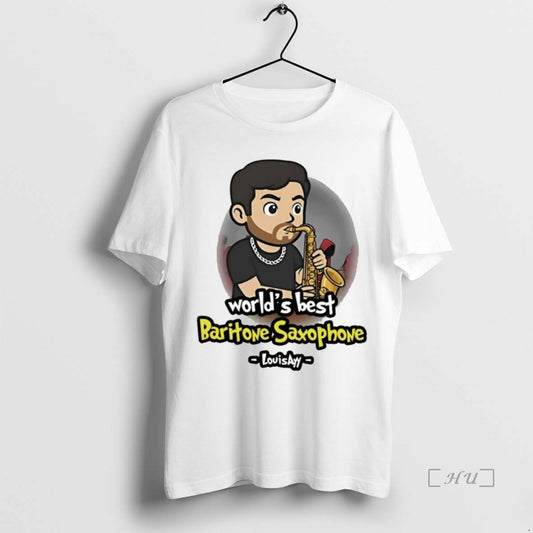 Officials Louisayy Worlds Best Baritone Saxophone T-Shirts, Hoodie, Sweatshirt | AU18TeeNovaLab.com