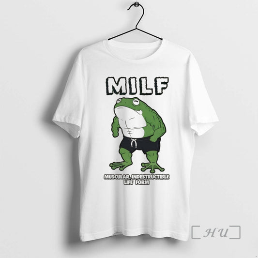 Officials Milf Frog Muscular Indestructible Life Form T-Shirts, Hoodie, Sweatshirt | AU18TeeNovaLab.com