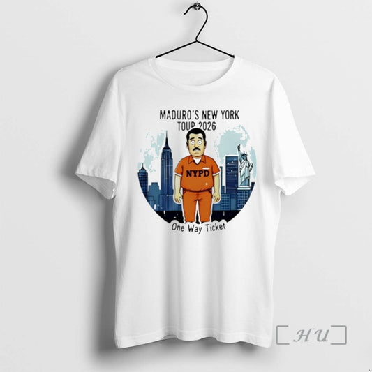 Officials Maduro New York Tour 2026 One Way T-Shirts, Hoodie, Sweatshirt | AU18TeeNovaLab.com