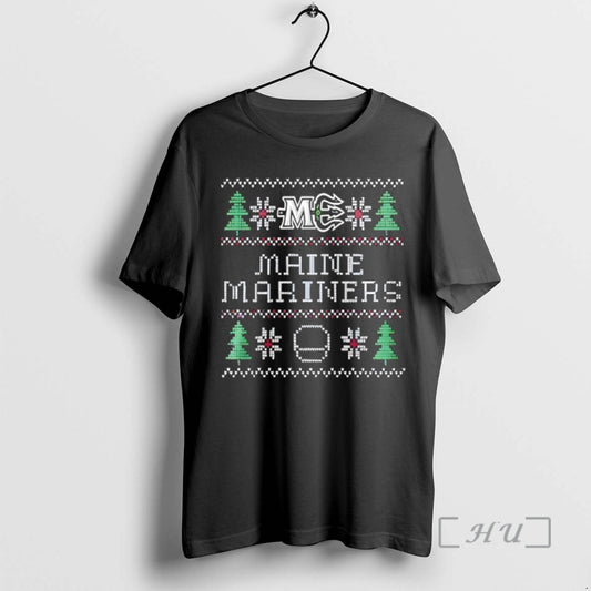 Officials Maine Mariners Merry Christmas 2025 T-Shirts, Hoodie, Sweatshirt | AU18TeeNovaLab.com