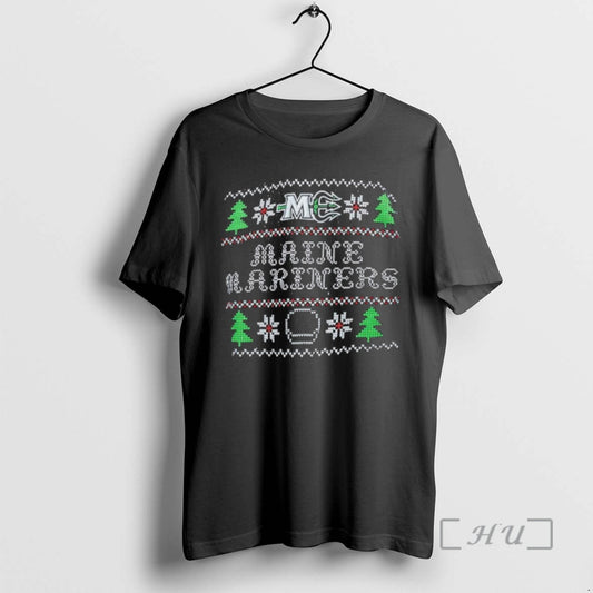 Officials Maine Mariners Ugly Christmas T-Shirts, Hoodie, Sweatshirt | AU18TeeNovaLab.com