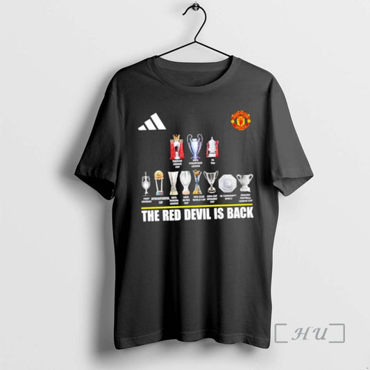 Officials Manchester United All Trophies The Red Devil Is Back T-Shirts, Hoodie, Sweatshirt | AU18TeeNovaLab.com