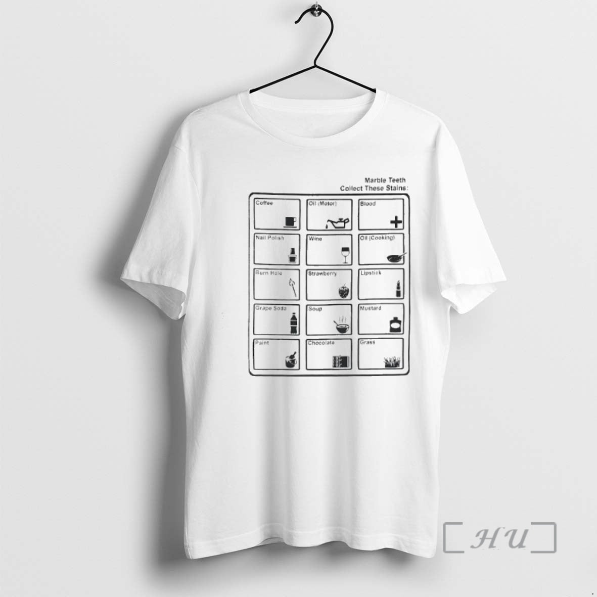 Officials Marble Teeth Collect These Stains Oil Cooking Oil Blood Nail Polish Lipstick Paint Grass T-Shirts, Hoodie,...