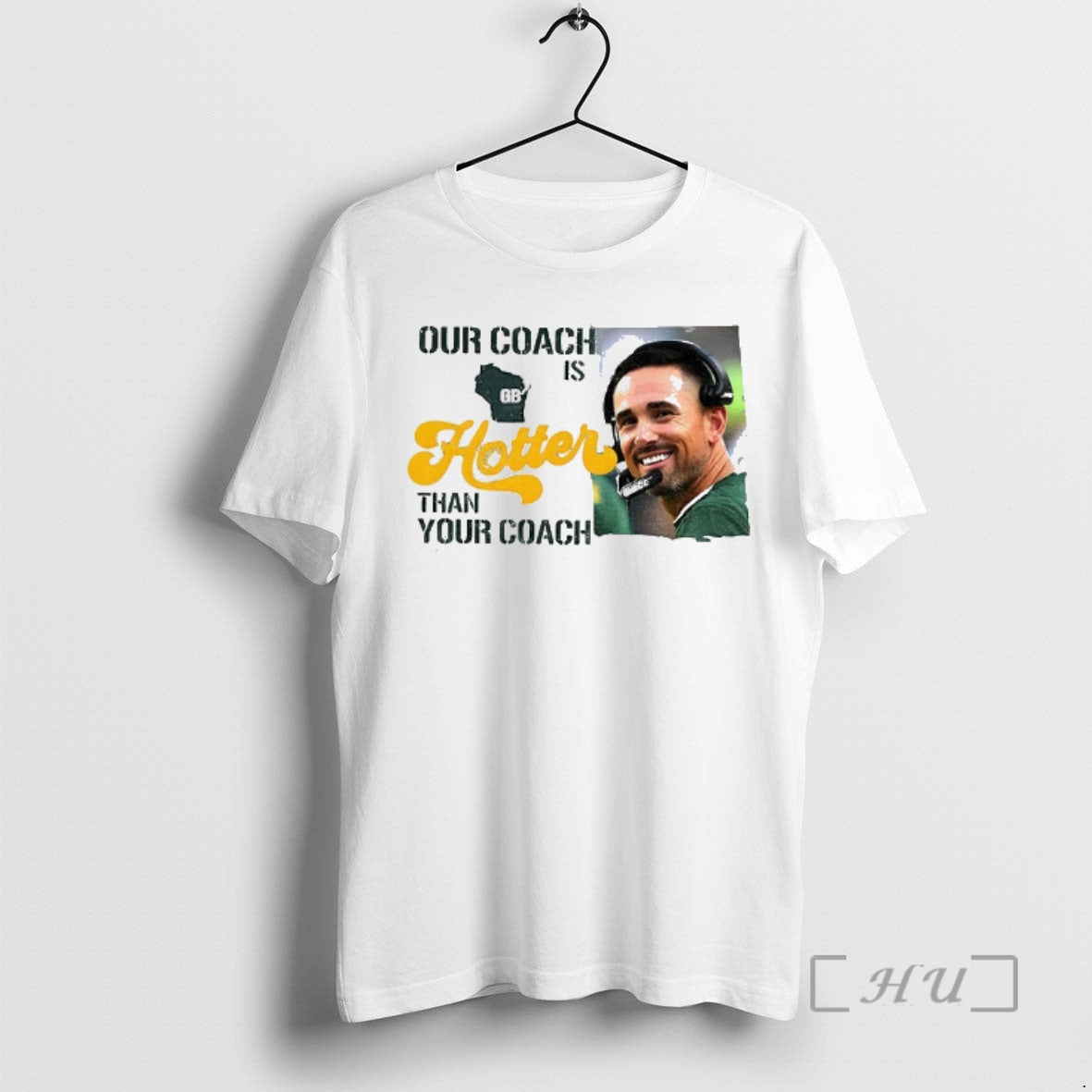 Officials Matt Lafleur Green Bay Packers Our Coach Is Hotter Than Your Coach Premium T-Shirts, Hoodie, Sweatshirt