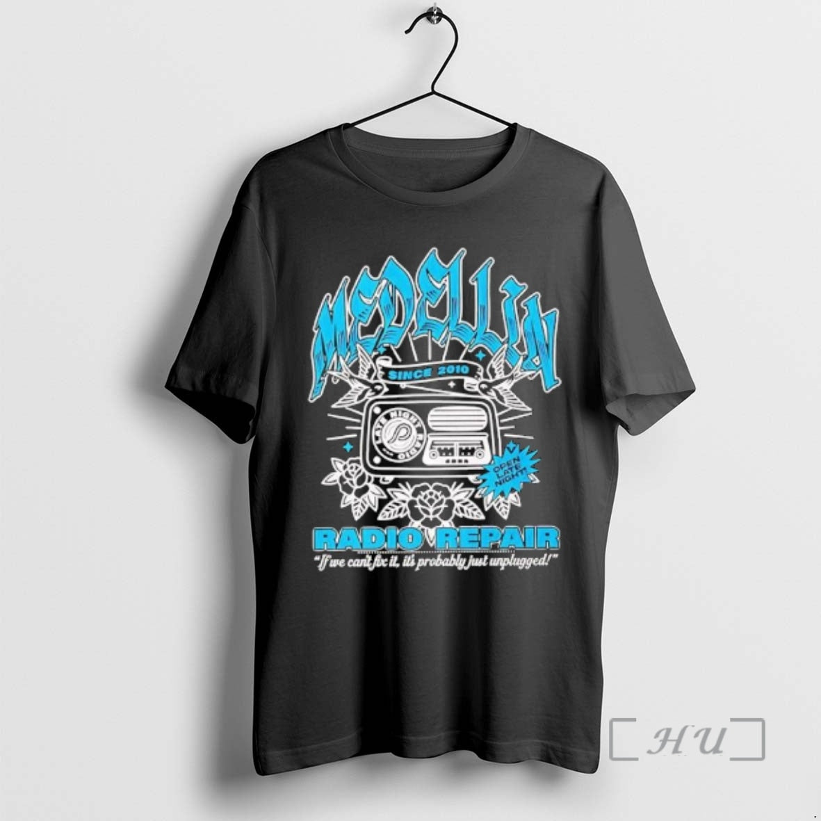 Officials Medellin Radio Repair Late Night Since 2010 Graphic T-Shirts, Hoodie, Sweatshirt | AU18TeeNovaLab.com