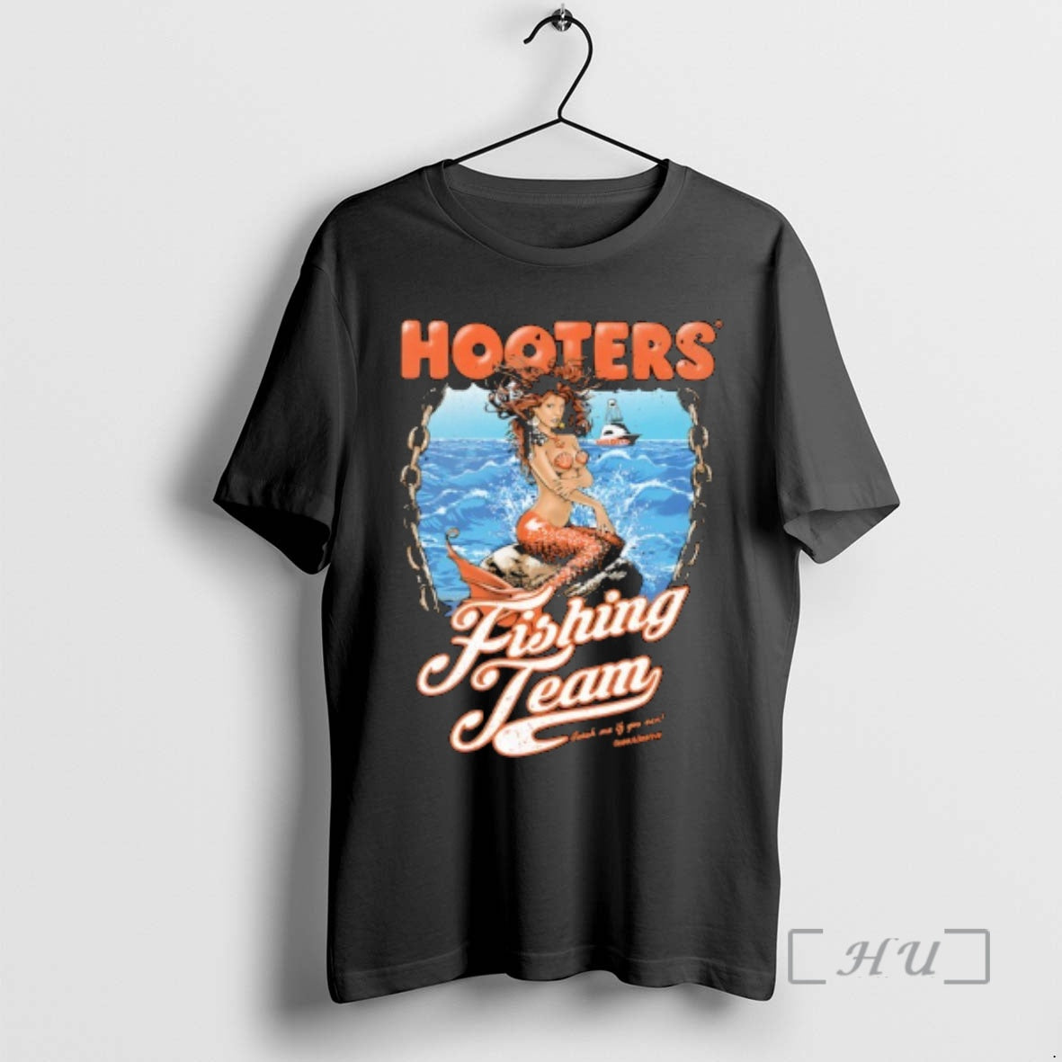 Officials Mermaid Hooters Fishing Team Catch Me If You Can T-Shirts, Hoodie, Sweatshirt | AU18TeeNovaLab.com