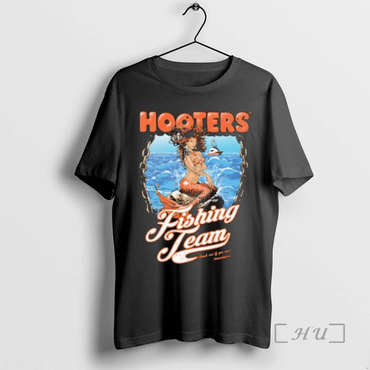 Officials Mermaid Hooters Fishing Team Catch Me If You Can T-Shirts, Hoodie, Sweatshirt | AU18TeeNovaLab.com