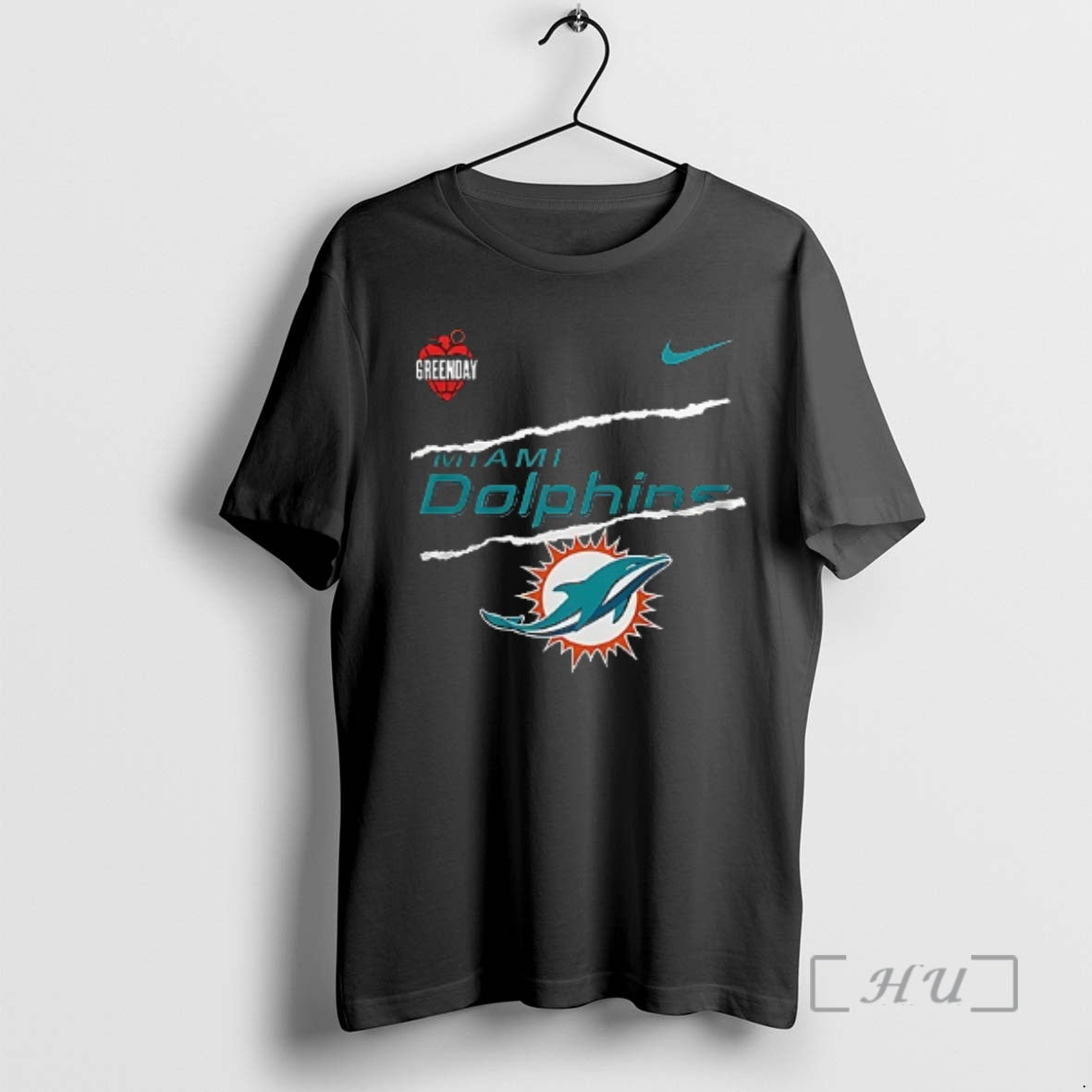 Officials Miami Dolphins X Green Day Graphic T-Shirts, Hoodie, Sweatshirt | AU18TeeNovaLab.com