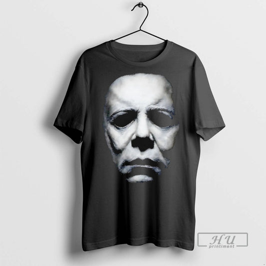 Officials Michael Myers Horror Character Big Face Halloween T Shirts