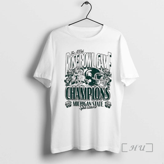 Officials Michigan State Spartans 2014 Rose Bowl 100th Anniversary T-Shirts, Hoodie, Sweatshirt | AU18TeeNovaLab.com