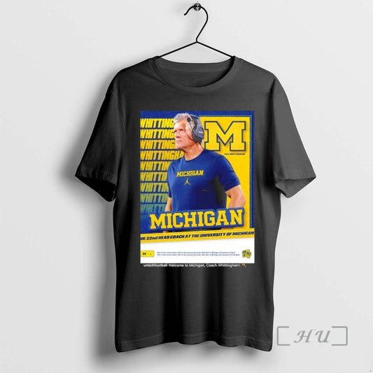 Officials Michigan Wolverines 22nd Head Coach Kyle Whittingham T-Shirts, Hoodie, Sweatshirt | AU18TeeNovaLab.com