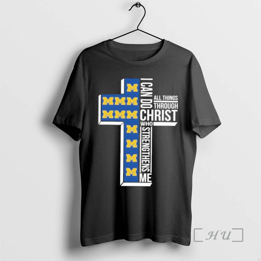 Officials Michigan Wolverines Womens Basketball I Can All Things Do Through Christ Who Strengthens Me