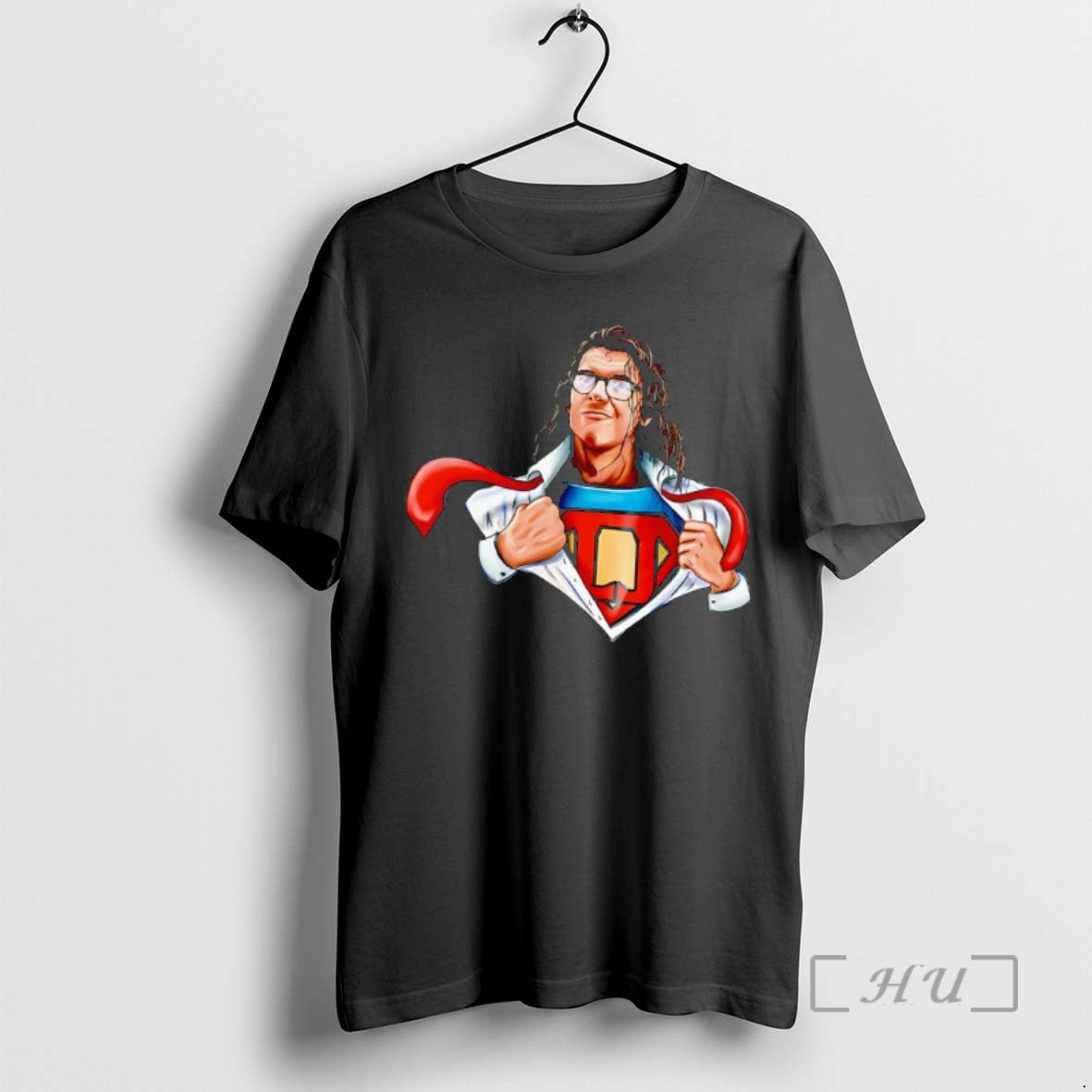 Officials Mick Foley With Superman Suit Chest Reveal T-Shirts, Hoodie, Sweatshirt | AU18TeeNovaLab.com