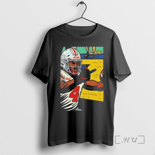 Officials Middle Finger Jeremiah Smith Flips Off Michigan Fan T-Shirts, Hoodie, Sweatshirt | AU18TeeNovaLab.com