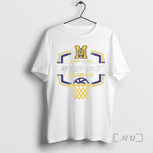 Midland Bulldog Basketball White Out Midland High 2026