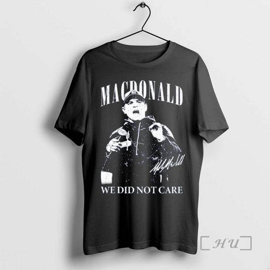 Mike Macdonald We Did Not Care Vintage 90s Seattle Football Coach