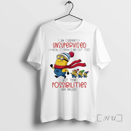 Officials Minion I Am Currently Unsupervised I Know It Freaks Me Out Too But The T-Shirts, Hoodie, Sweatshirt
