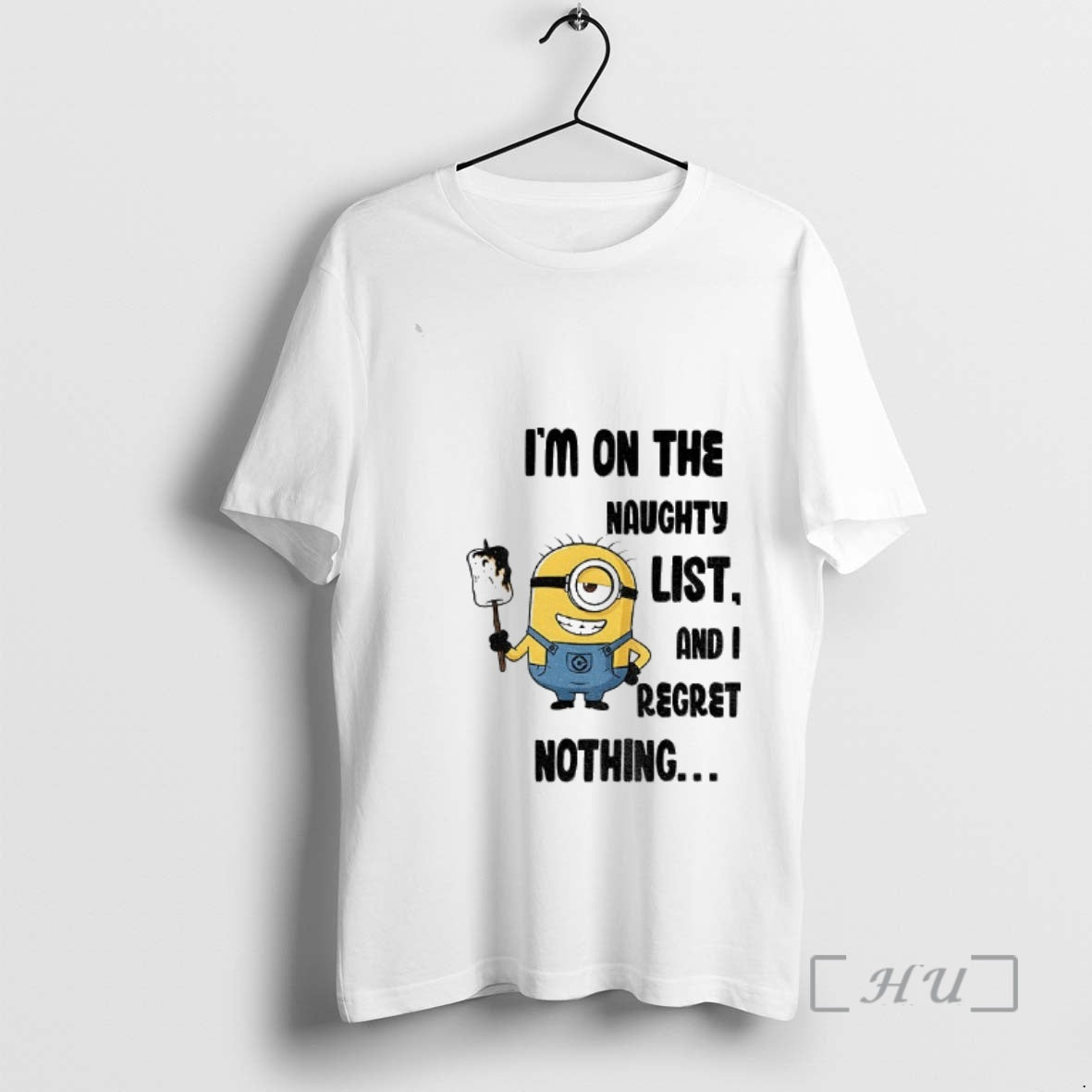 Officials Minion Im On The Naughty List And I Regret Nothing Premium T Shirts Sweater Hoodie, Sweatshirt | AU18TeeNovaLab.com