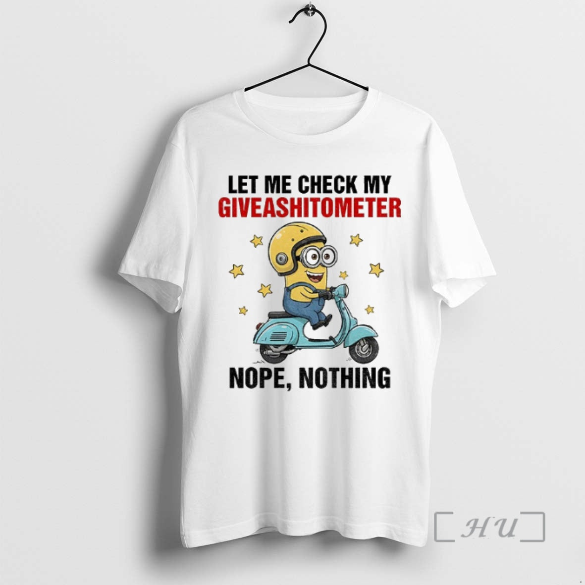 Officials Minion Let Me Check My Giveashitometer Nope Nothing T-Shirts, Hoodie, Sweatshirt | AU18TeeNovaLab.com