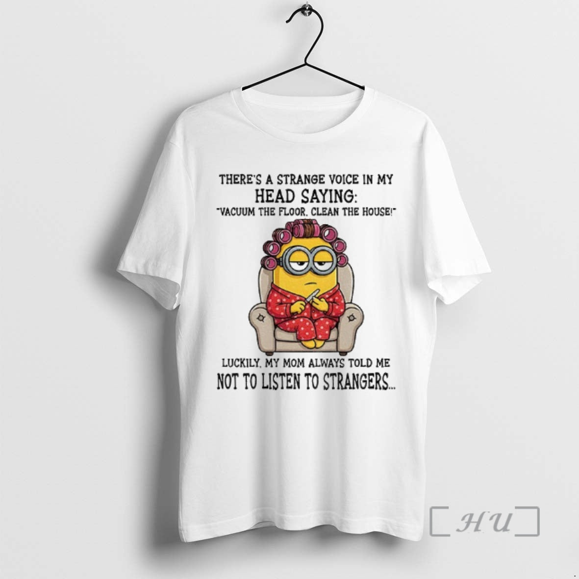 Officials Minion Theres A Strange Voice In My Head Saying Vacuum The Floor Clean The T-Shirts, Hoodie, Sweatshirt