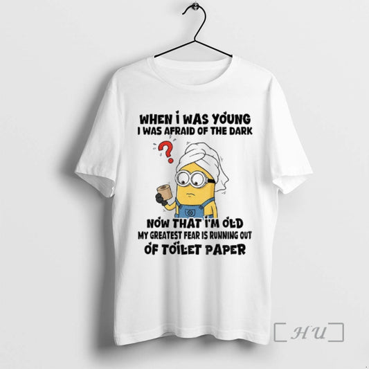 Officials Minion When I Was Young I Was Afraid Of The Dark Now That Im T-Shirts, Hoodie, Sweatshirt | AU18TeeNovaLab.com