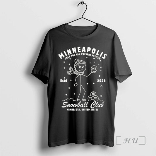 Minneapolis Snowball Club Minnesota United States Abolish Ice Estd 2026