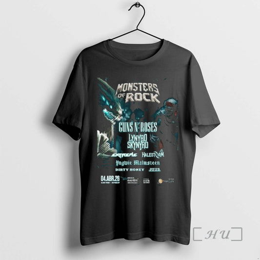 Officials Monster Of Rock Sao Paulo Prazil At Allianz Parque On April 4 2026 Premium T-Shirts, Hoodie, Sweatshirt
