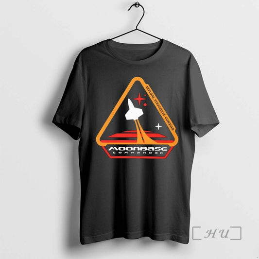 Officials Moonbase Commander Rocketship Logo T-Shirts, Hoodie, Sweatshirt | AU18TeeNovaLab.com