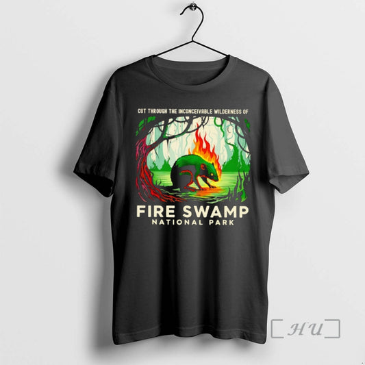 Officials Mouse Blazing Cut Through The Inconceivable Wilderness Of Fire Swamp National Park Premium T-Shirts, Hoodie,...