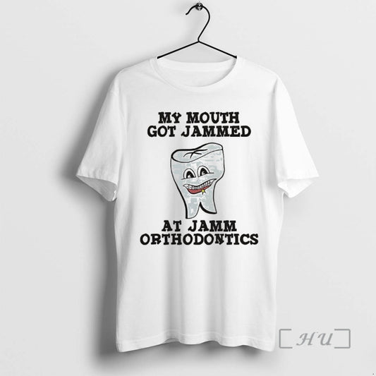Officials My Mouth Got Jammed At Jamm Orthodontics Leslie Knope T-Shirts, Hoodie, Sweatshirt | AU18TeeNovaLab.com