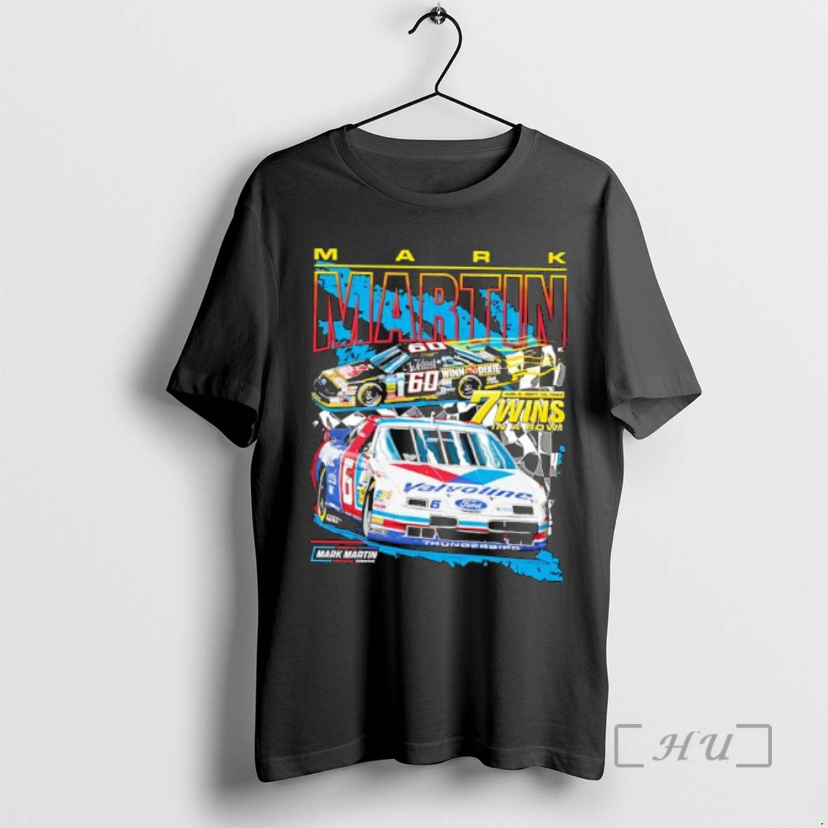 Officials Nascar Mark Martin The Kid 7 Wins In A Row Graphic Premium T Shirts Hoodie, Sweatshirt | AU18TeeNovaLab.com