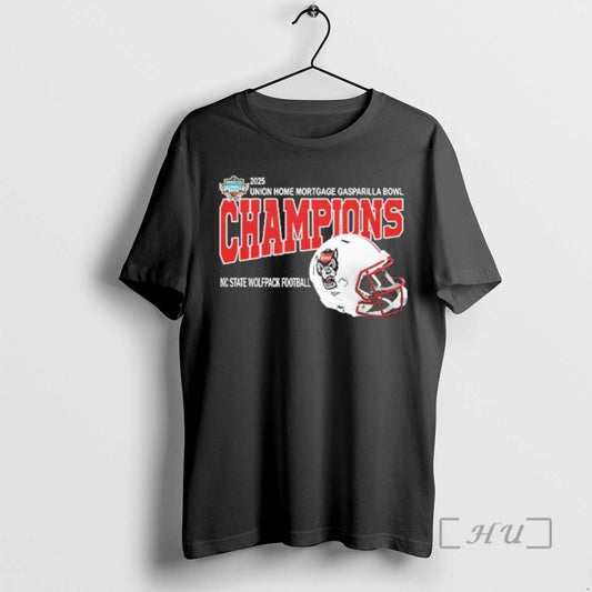 Officials Nc State Wolfpack 2025 Gasparilla Bowl Champions Helmet T-Shirts, Hoodie, Sweatshirt | AU18TeeNovaLab.com