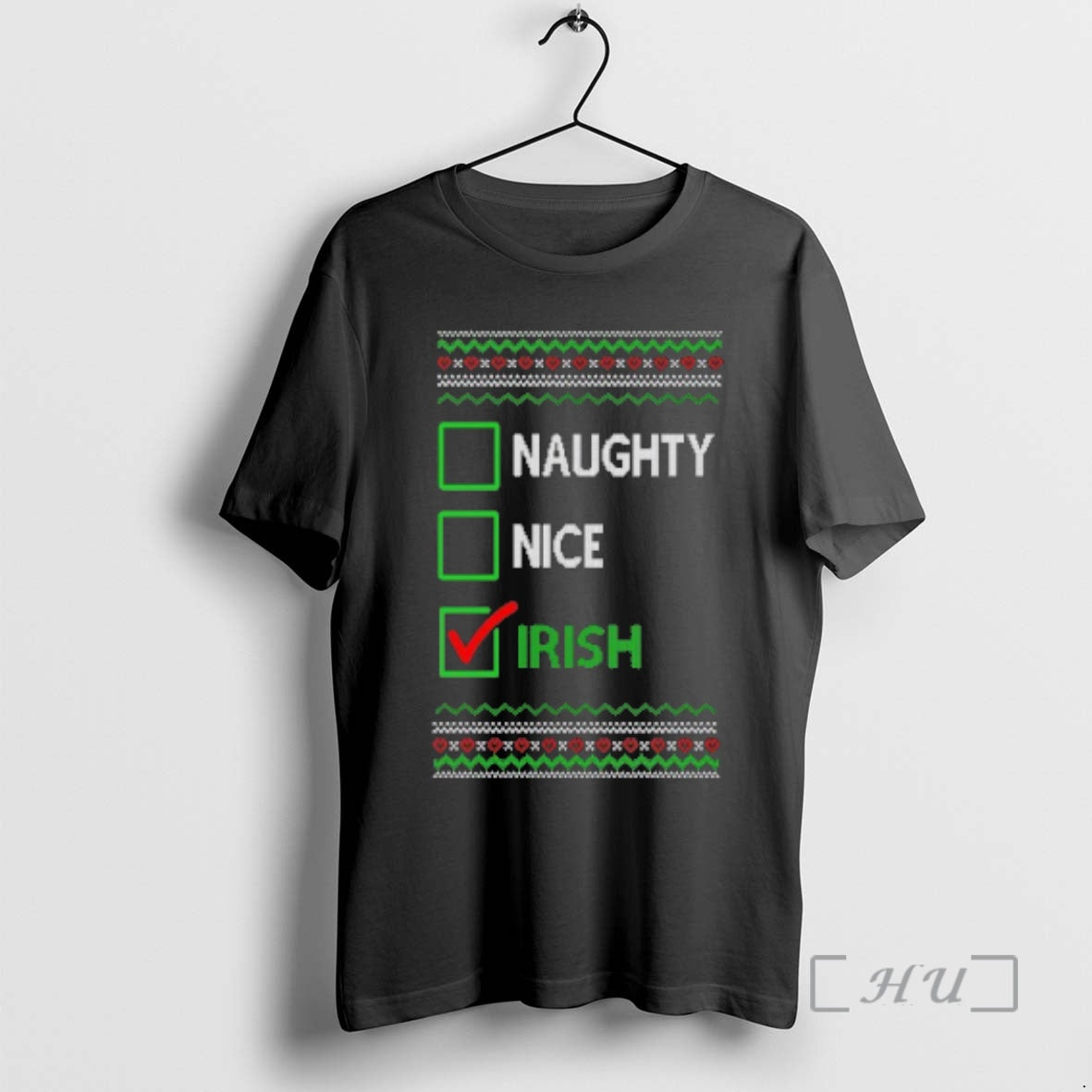 Officials Naughty Nice Irish Ugly Christmas Sweat T-Shirts, Hoodie, Sweatshirt | AU18TeeNovaLab.com