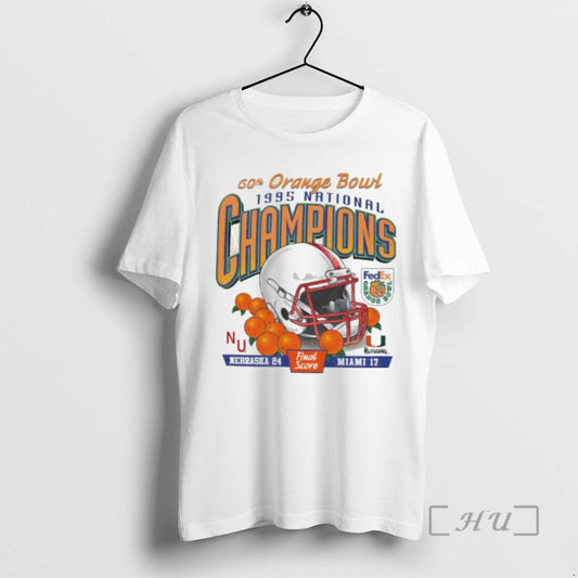 Officials Nebraska Cornhuskers Orange Bowl Champions 1995