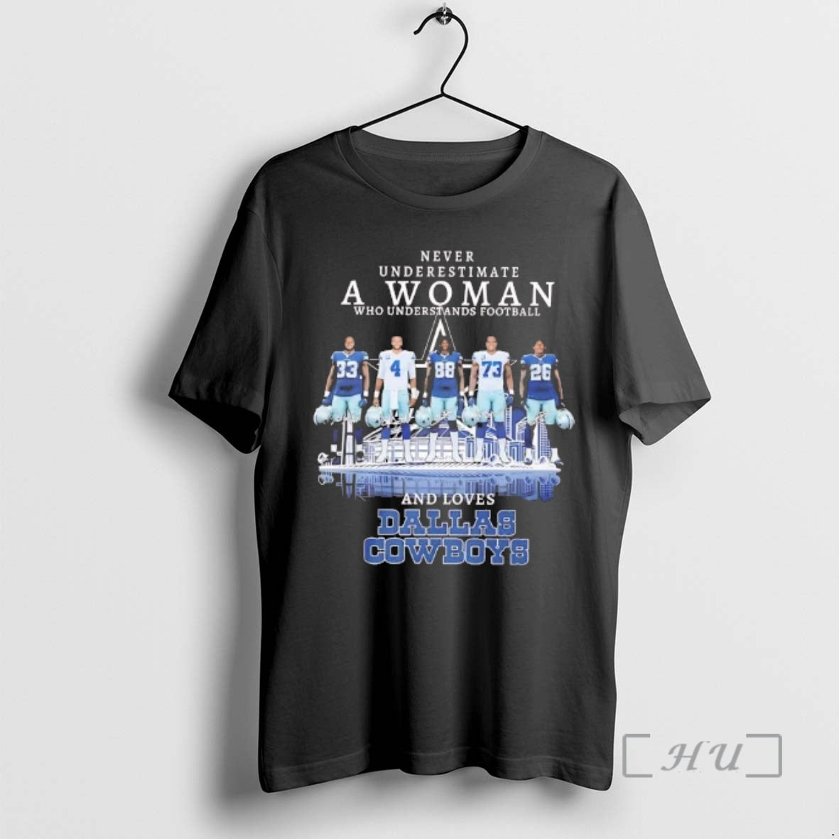 Officials Never Underestimate A Woman Understands Football Loves Dallas Cowboys T-Shirts, Hoodie, Sweatshirt