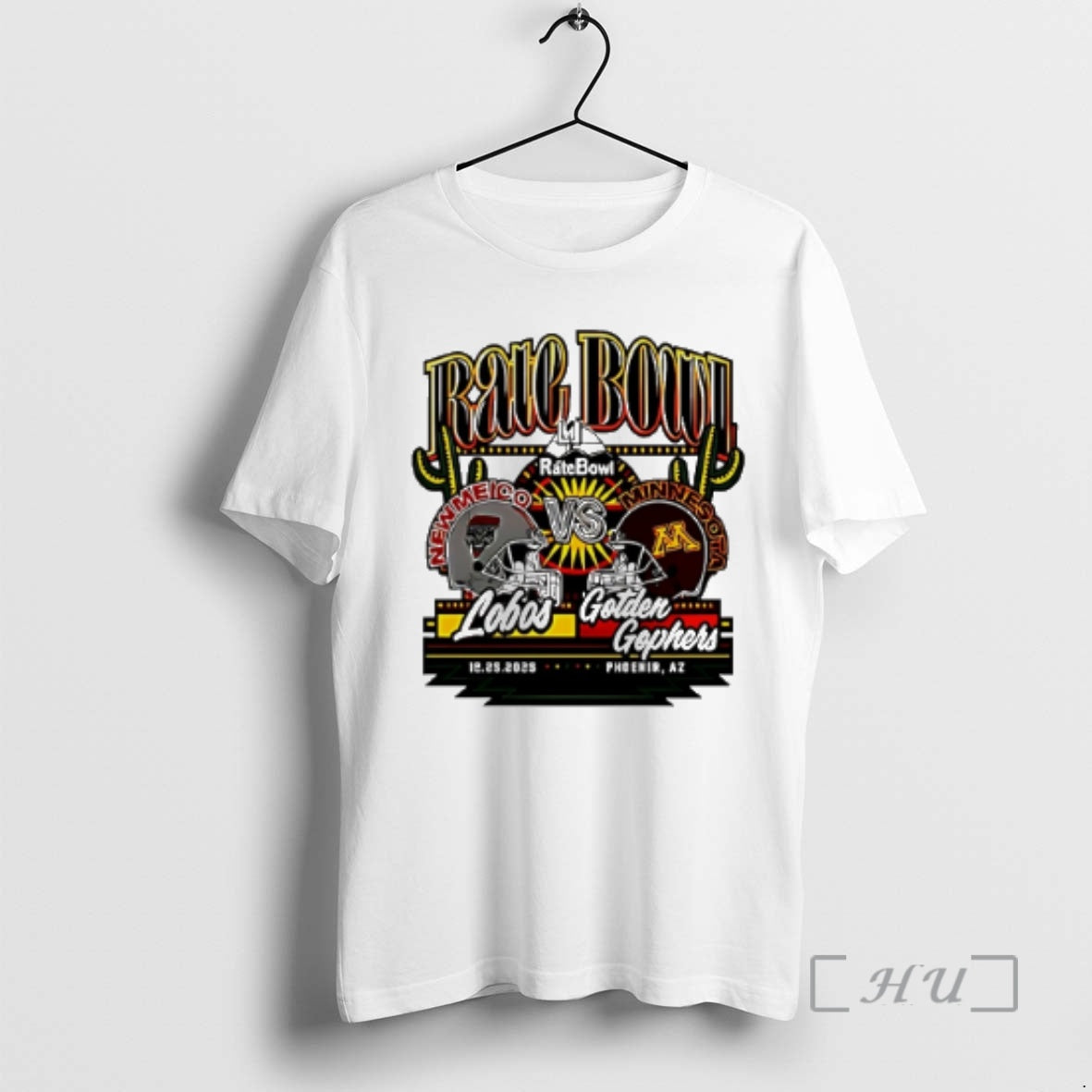 Officials New Mexico Lobos Vs Minnesota Golden Gophers Rate Bowl 2025 Premium T Shirts Sweater Hoodie, Sweatshirt