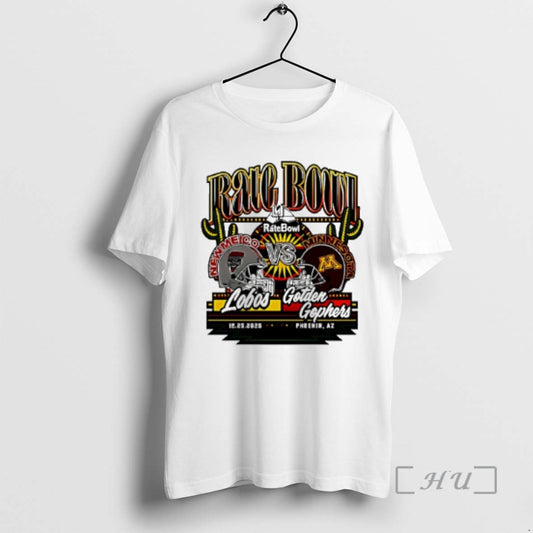 Officials New Mexico Lobos Vs Minnesota Golden Gophers Rate Bowl 2025 Premium T Shirts Sweater Hoodie, Sweatshirt