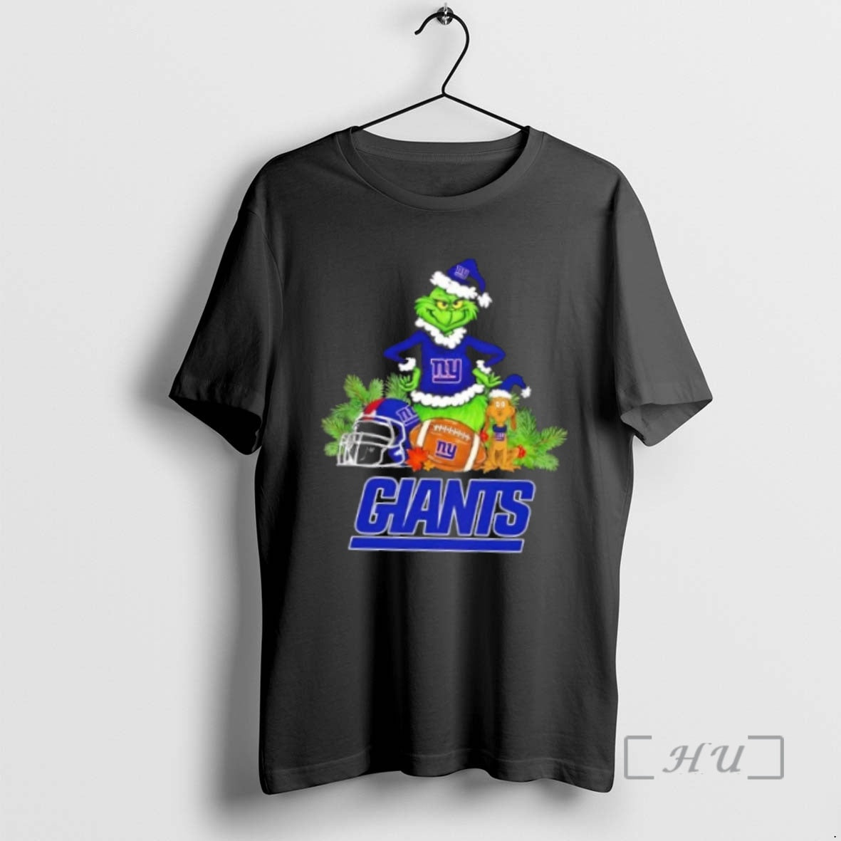 Officials New York Giants Football X Grinch And Max Dog Merry Christmas Premium T Shirts Hoodie, Sweatshirt