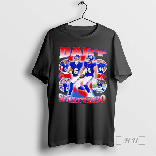 Officials New York Giants Jaxson Dart Cam Skattebo Graphic T-Shirts, Hoodie, Sweatshirt | AU18TeeNovaLab.com