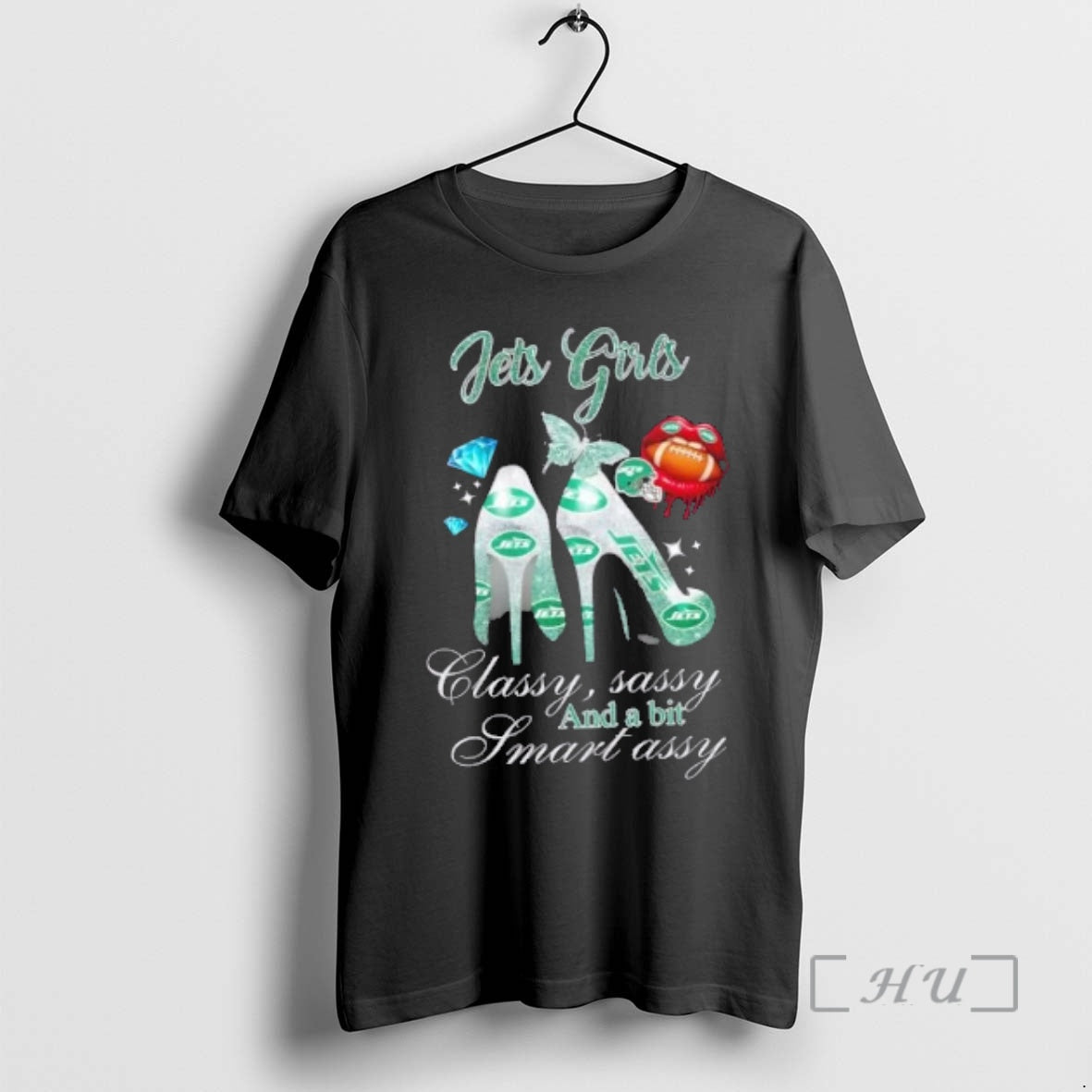Officials New York Jets Girls High Heels Classy Sassy And A Bit Smart Assy Premium T-Shirts, Hoodie, Sweatshirt