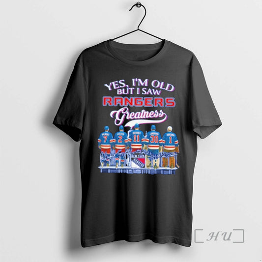 Officials New York Rangers Yes Im Old But I Saw Rangers Greatness Squad 2025 Premium T-Shirts, Hoodie, Sweatshirt