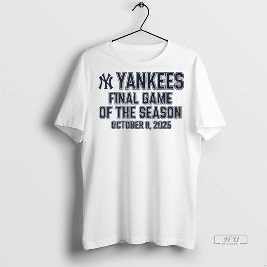 Officials New York Yankees Final Game Of The Season October 8 2025 Lights Up Lets