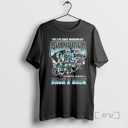 Officials Nfc East Division Champions Team Player 2024 2025 Back 2 Back Premium T Shirts Hoodie, Sweatshirt