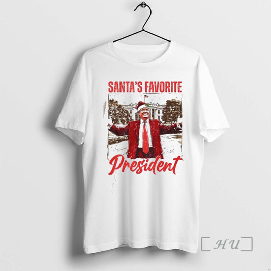 Officials Nice Santas Favorite President Donald Trump Funny T-Shirts, Hoodie, Sweatshirt | AU18TeeNovaLab.com