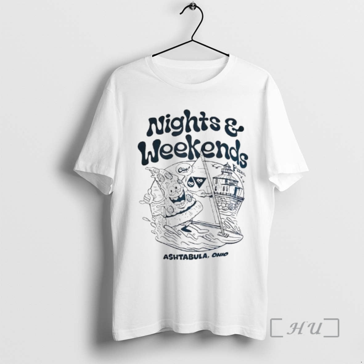 Officials Nights Weekends Ashtabula Ohio Pizza Graphic T-Shirts, Hoodie, Sweatshirt | AU18TeeNovaLab.com