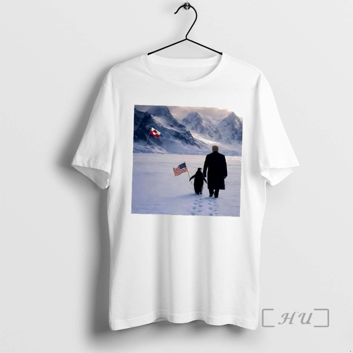 Officials Nihilist Penguin And Trump Flag Woman T-Shirts, Hoodie, Sweatshirt | AU18TeeNovaLab.com