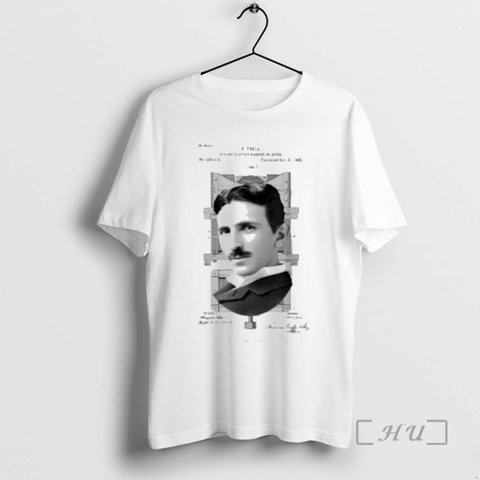 Officials Nikola Tesla Photo Patent T-Shirts, Hoodie, Sweatshirt | AU18TeeNovaLab.com