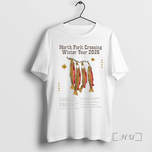Officials North Fork Crossing Winter Tour 2026 Fish T-Shirts, Hoodie, Sweatshirt | AU18TeeNovaLab.com