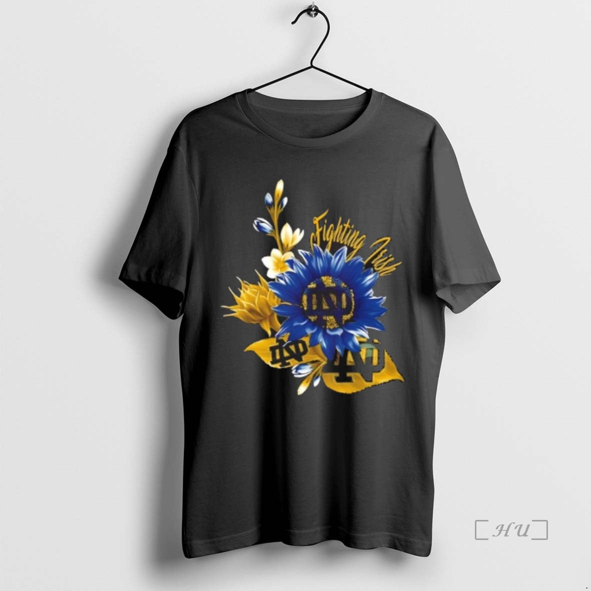 Officials Notre Dame Fighting Irish Football X Sunflower Floral T-Shirts, Hoodie, Sweatshirt | AU18TeeNovaLab.com