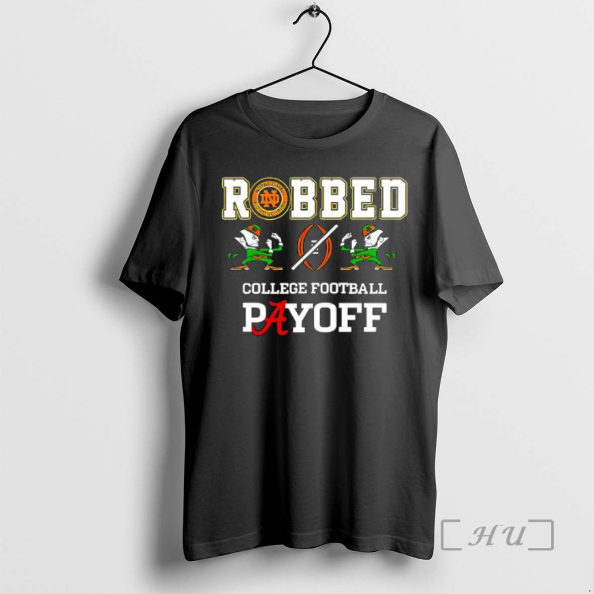 Officials Notre Dame Football Robbed Playoff T-Shirts, Hoodie, Sweatshirt | AU18TeeNovaLab.com